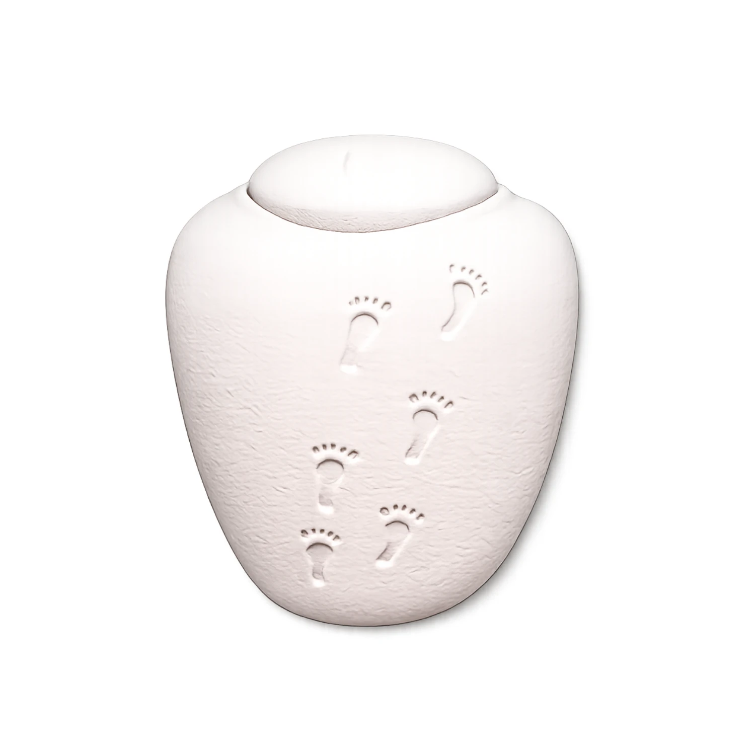 Oceane Quartz White Mini Cremation Urn
