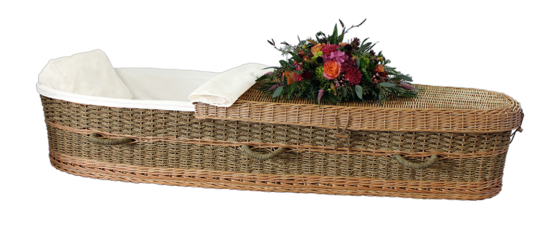 Seagrass_Casket_3Q_Lid_Flowers