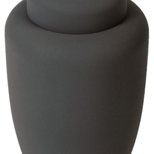 Cornstarch Earth Urn-Black