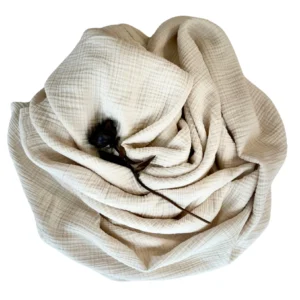 Sanctum Cotton Muslin Shroud – 4 Layer Gauzed UNDYED