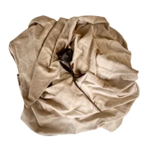 Sanctum Hemp/Cotton Jersey Shroud – BLACK WALNUT TIE DYE