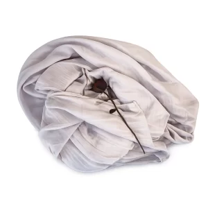 Sanctum Bamboo Cotton Muslin Shroud BLUEBERRY image2