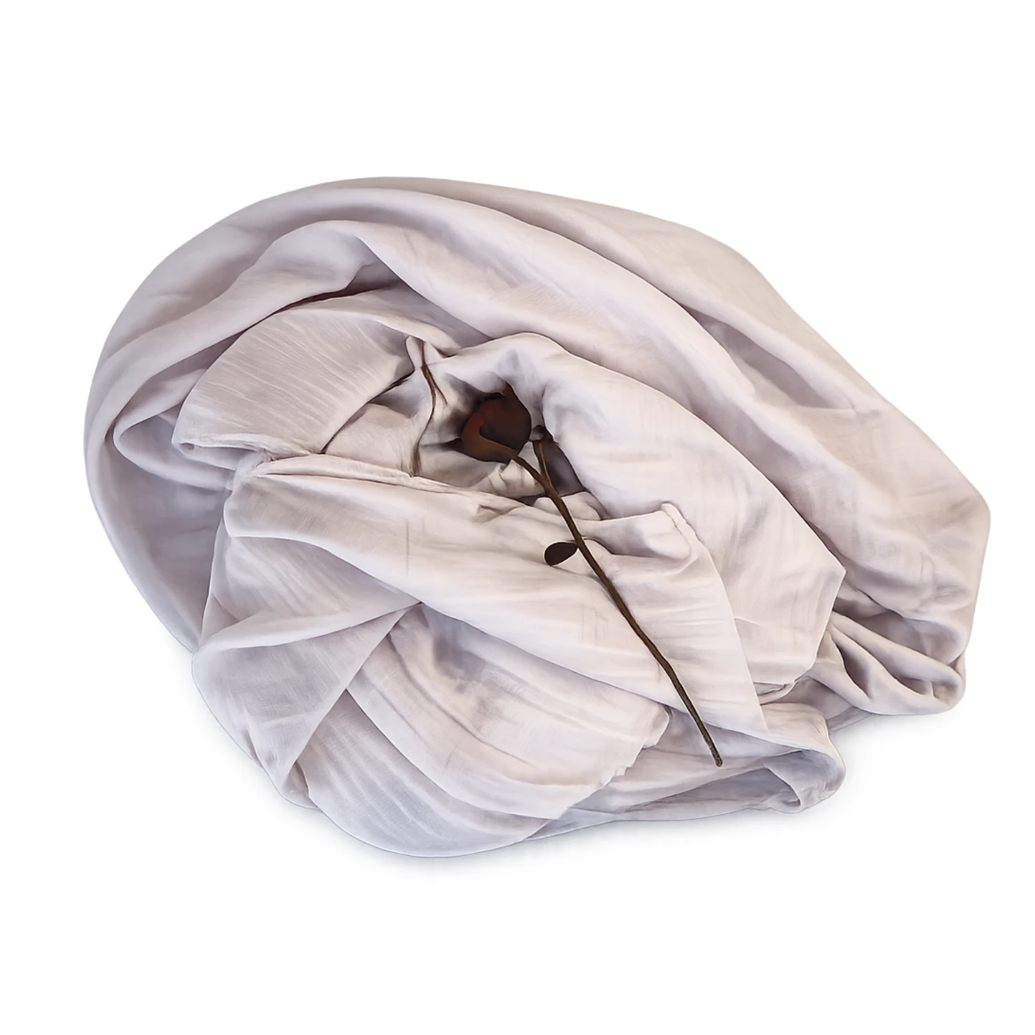Sanctum Bamboo Cotton Muslin Shroud BLUEBERRY image2