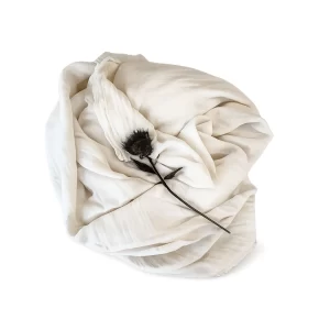 Sanctum Bamboo Cotton Muslin Shroud POMEGRANATE image2