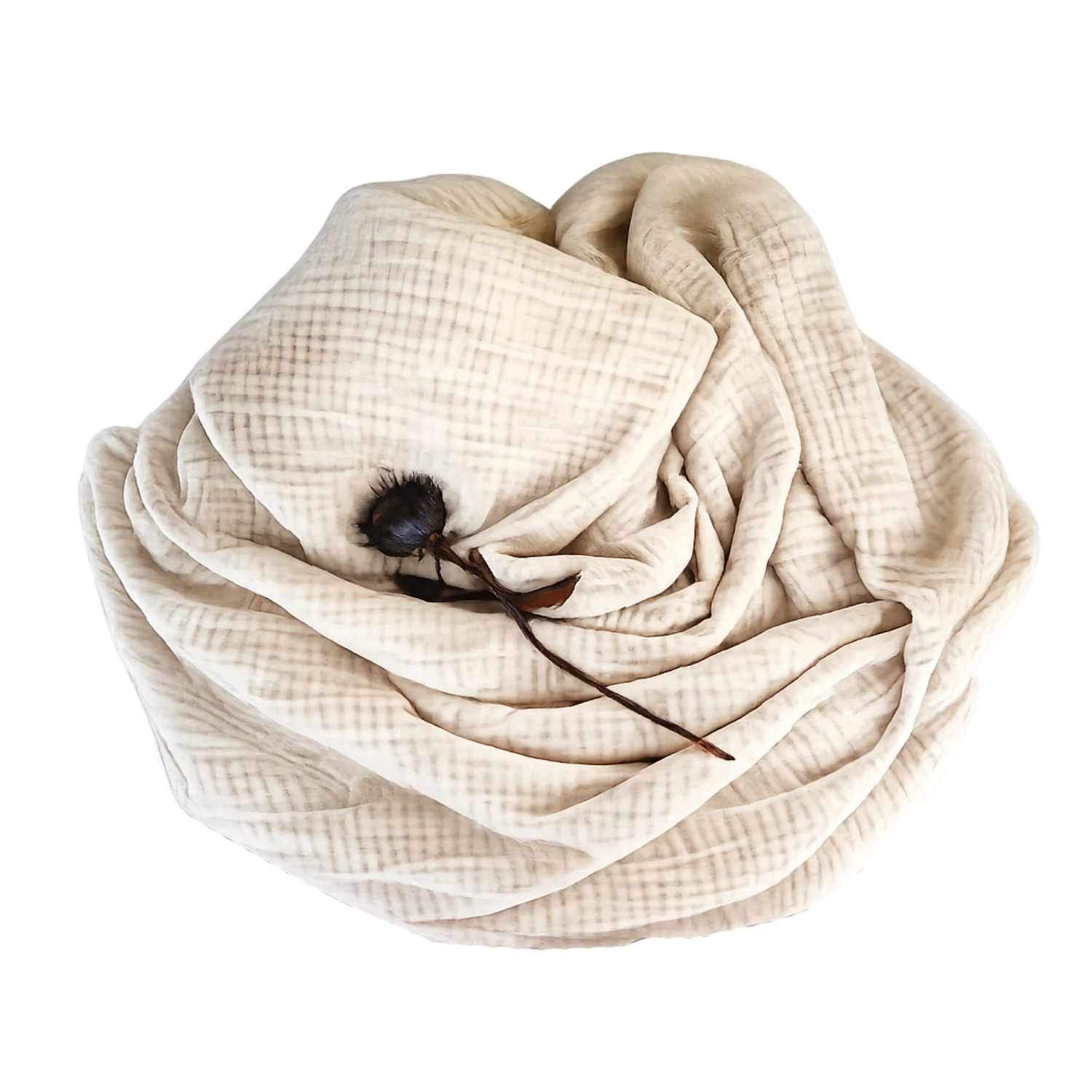 Sanctum Cotton Muslin Shroud 4 Layer Gauzed UNDYED image2