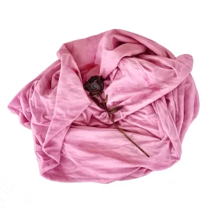 Sanctum Hemp Cotton Jersey Shroud HIBISCUS ROSE image1