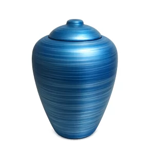Classic Blue Sand & Gelatin Urn