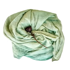 Sanctum Cotton Sile Shroud Turmeric Indigo Shroud image3