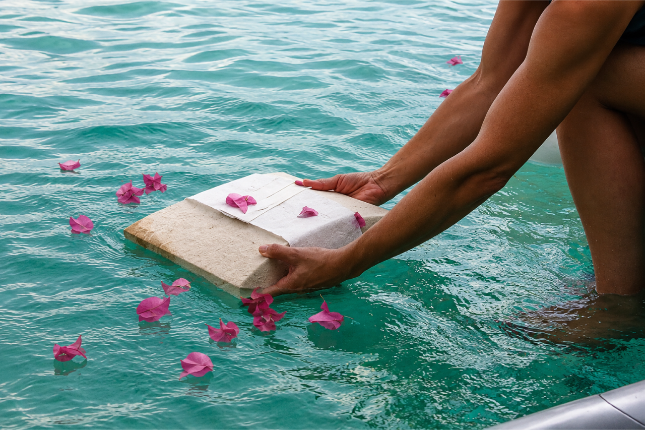 Water Burials With Petals