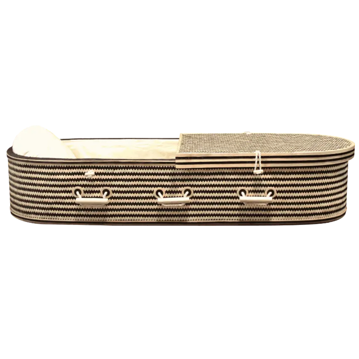 Herringbone Bamboo Casket-1
